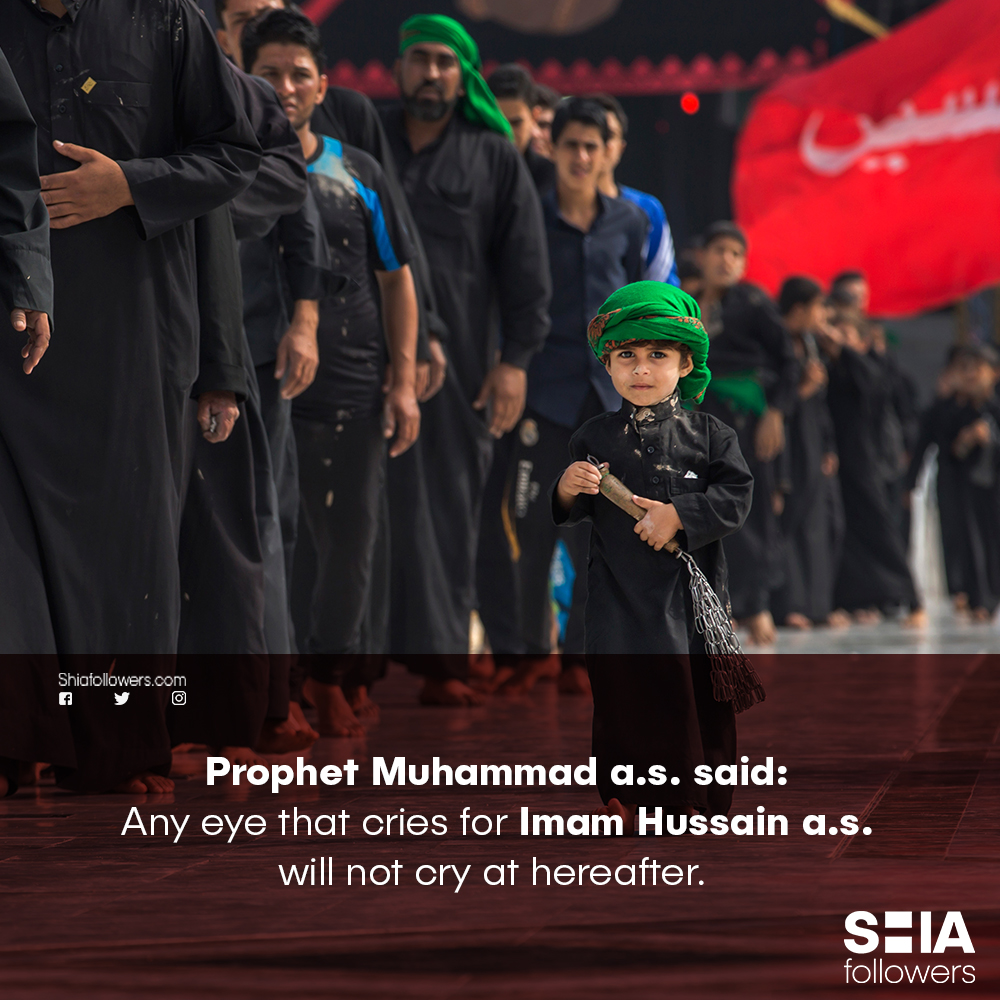 The Prophet's Speech About Crying For Imam Hussain(a.s)