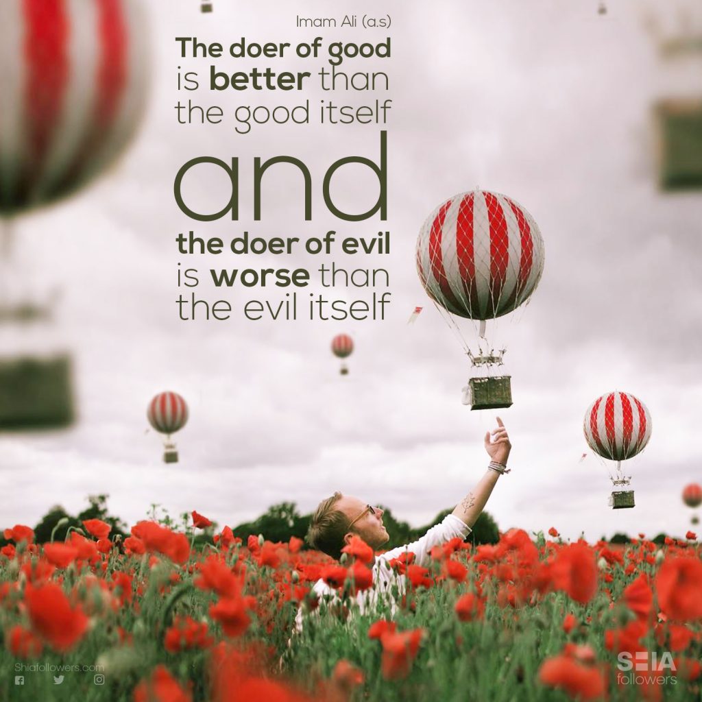 The Doer Of Good And The Doer Of Evil 